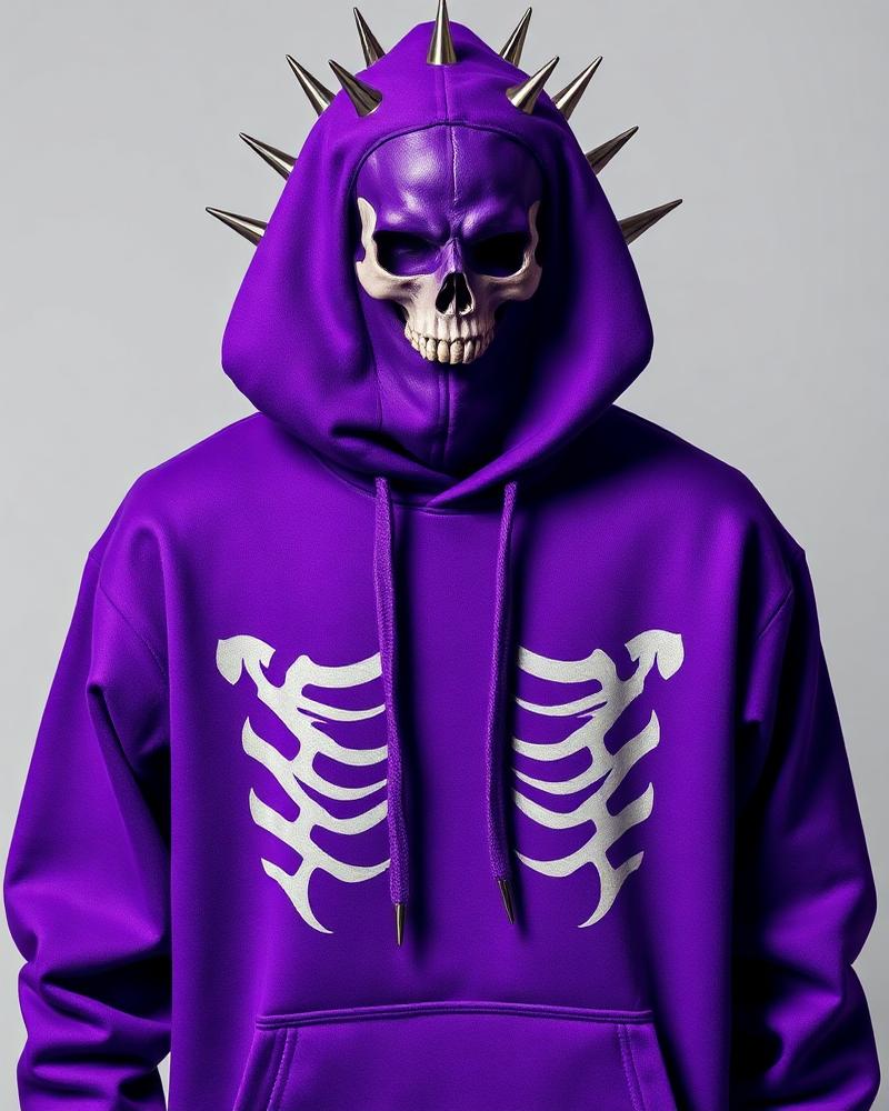 Skeleton Spikes Hoodie